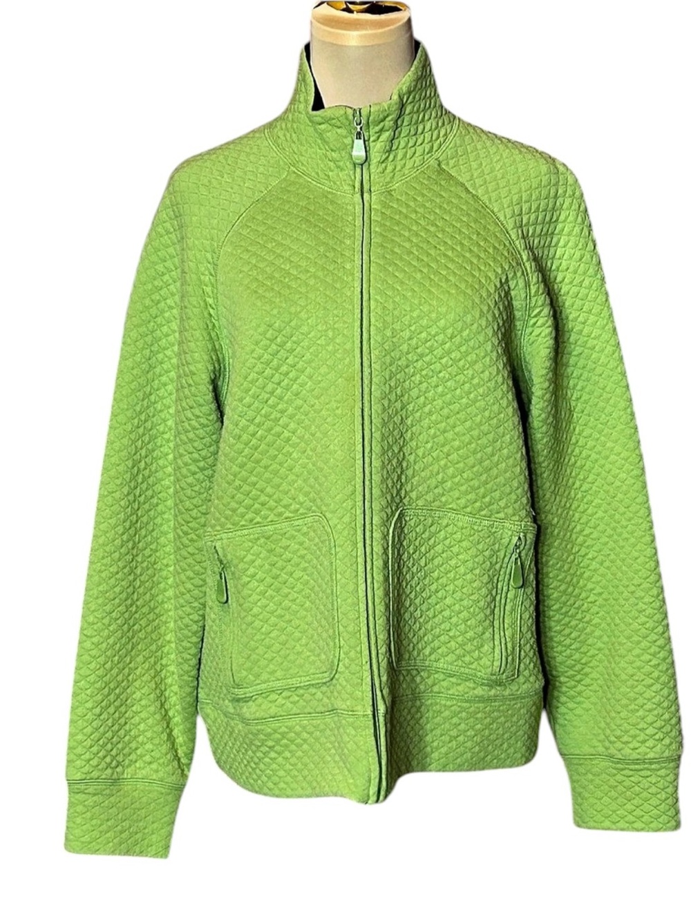 Rafella Nano Puff Jacket Quilted Jacket in Green XL Like New